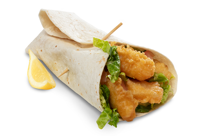 Fish goujon wrap, Fish Out, Leeds